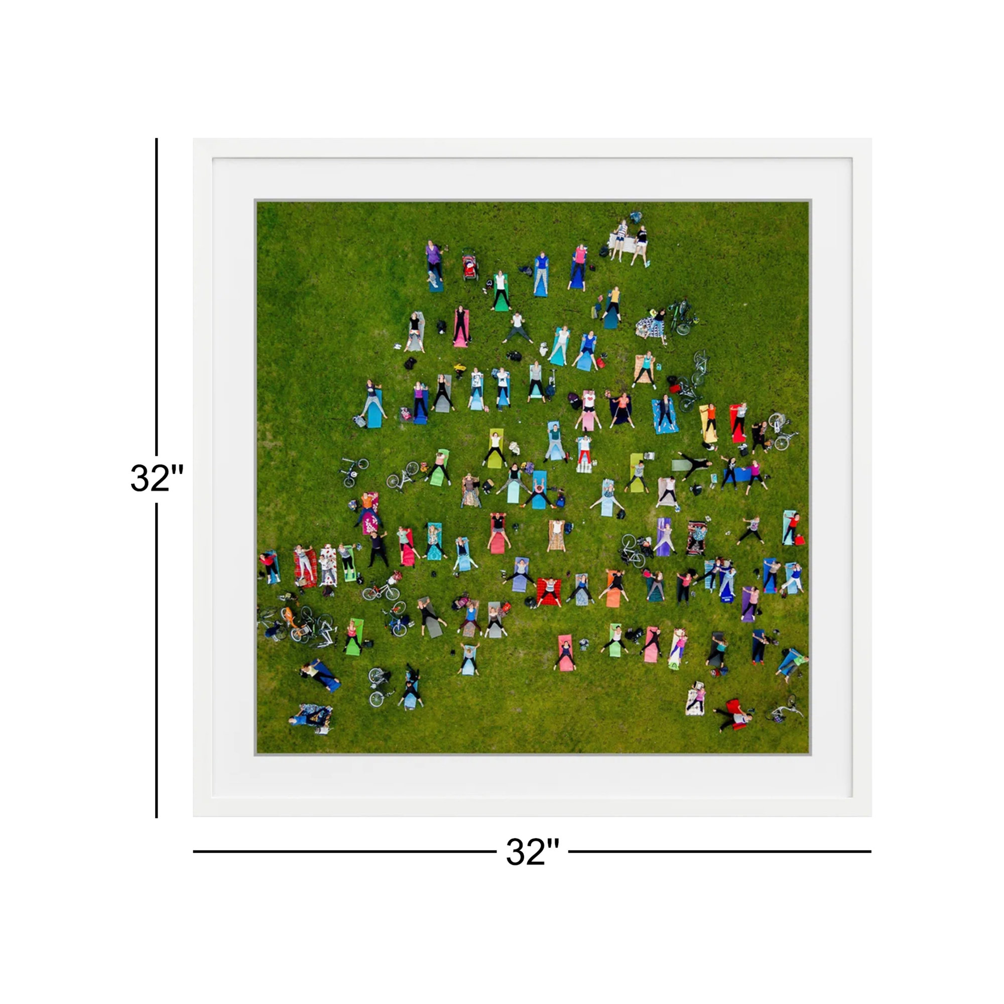 Legs Apart by Karolis Janulis, 32" H x 32" W x 1.5" D