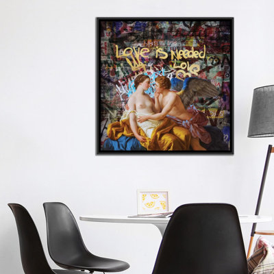 « love is requis », reproduction sur toile