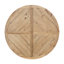 Table de salle à manger ronde en bois massif-2079186295