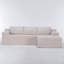 Canapé modulaire en L Corduroy-1488069878