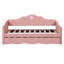 Lit de jour simple tapissier avec lit gigogne en forme de vague (lit de jour)-1148031008