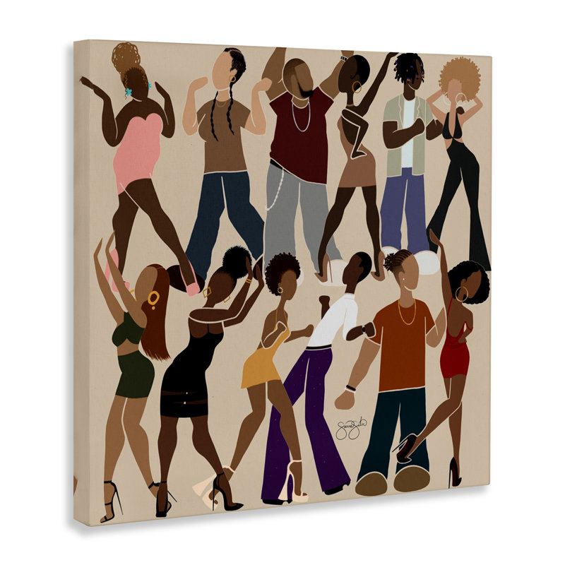 Peace and Rhythm Dancers, conception de Sierra Siler, H 24 po x l 24 po