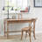 Solid Wood Desk With 1 Drawer And Turned Legs