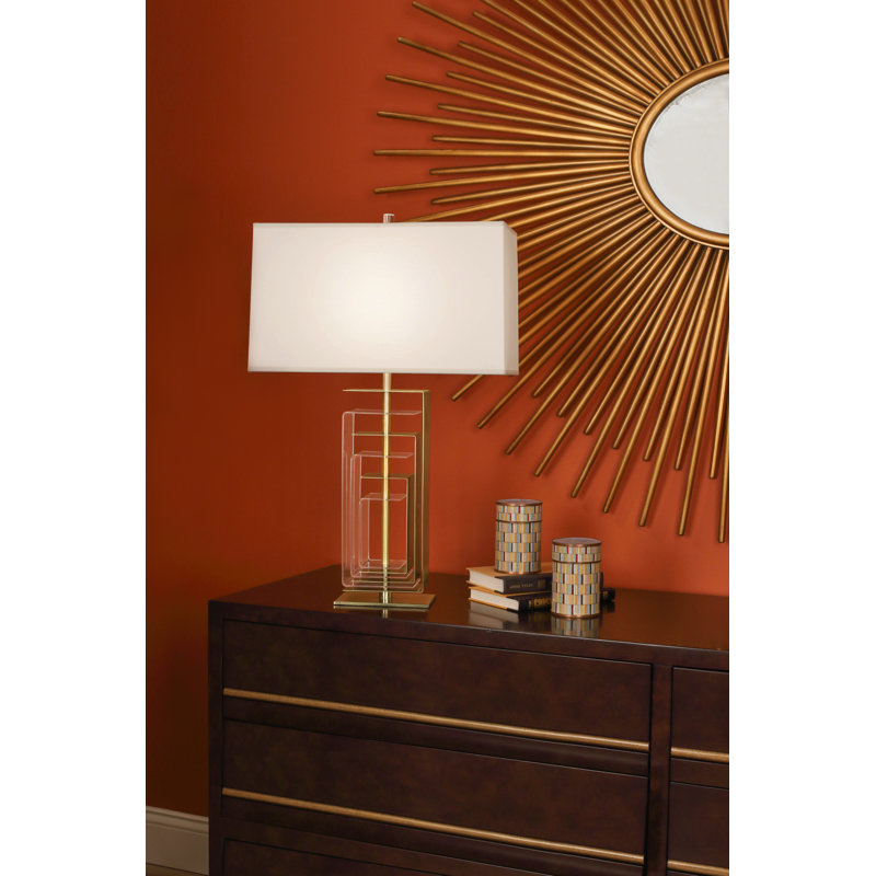 Braxton Table Lamp, Modern Brass