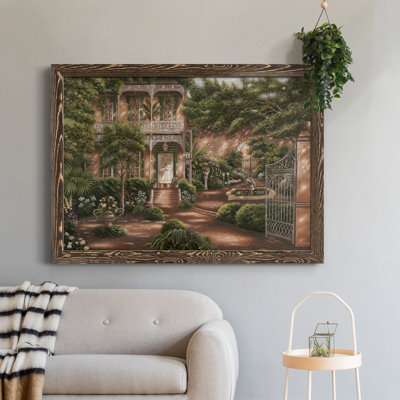 Jane's Courtyard II - cadre photo, impression sur toile