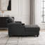 Fauteuil convertible avec repose-pieds, dossier inclinable, porte-gobelets et charge USB-1137196608