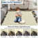 Modern Checkered Bordered Area Rug Machine Washable Rug Low Pile Throw Carpet Non Slip Non Shedding Floor Cover Stain Resistant Folding Carpet For Home Decor