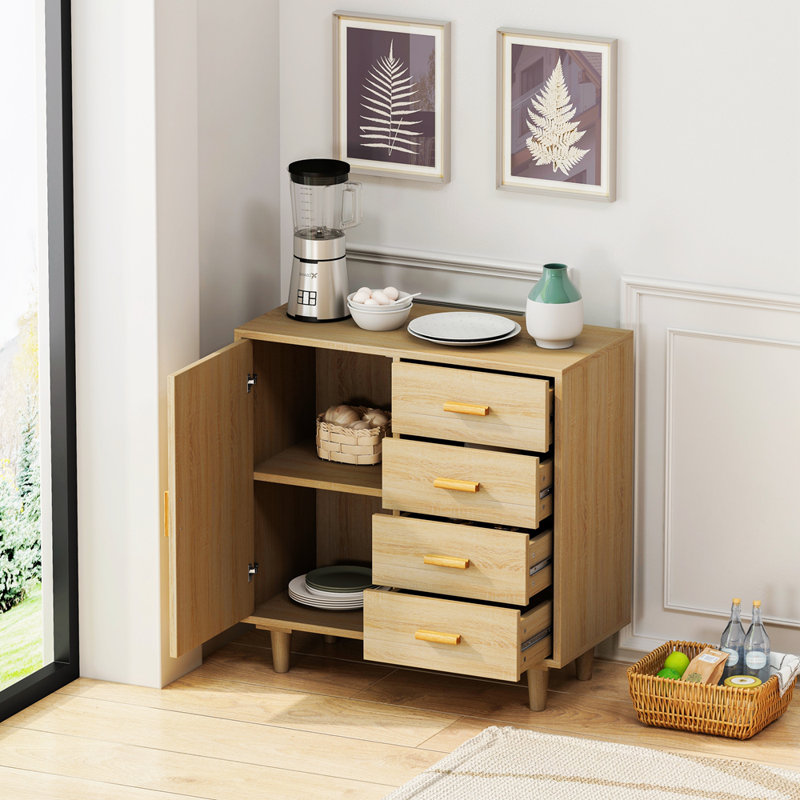 Commode en rotin Oshiro
