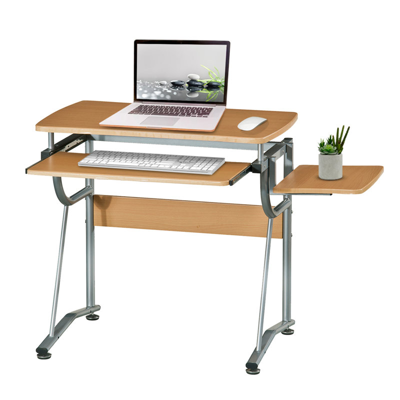 Bureau d'ordinateur avec tablette latérale et clavier Techni Mobile
