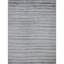 Striped Area Rug in Gray/White/Light Blue-506233771