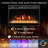 Angelly Unfinished TV Stand for TVs up to 78" with Fireplace Included-211786547