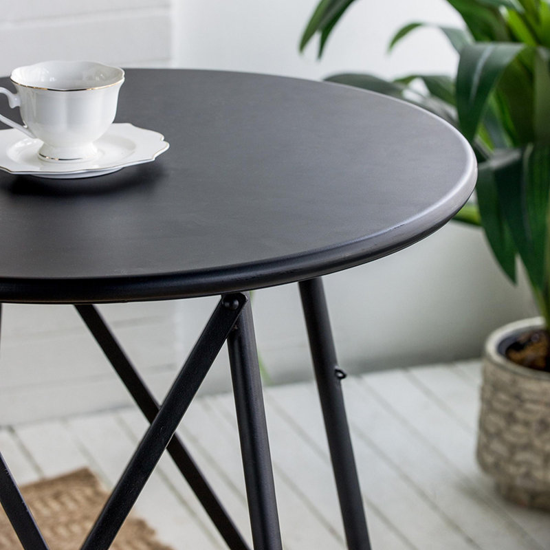 Stowable Side Table and Two Seats