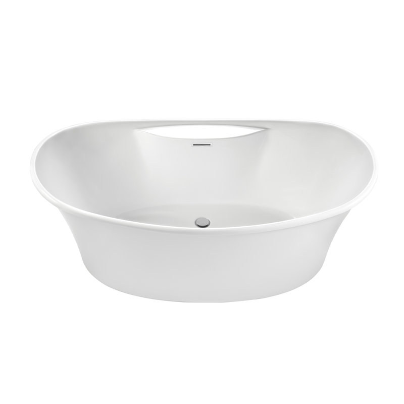 Loretta 1 66.5" Freestanding Air Bathtub, White