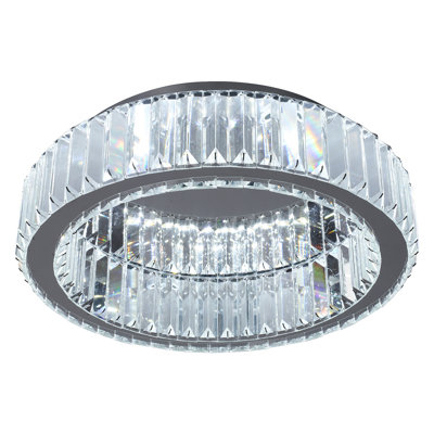 Jaeda Crystal LED Flush Mount