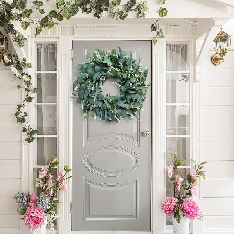 24" Large Handmade Eucalyptus Wreath 