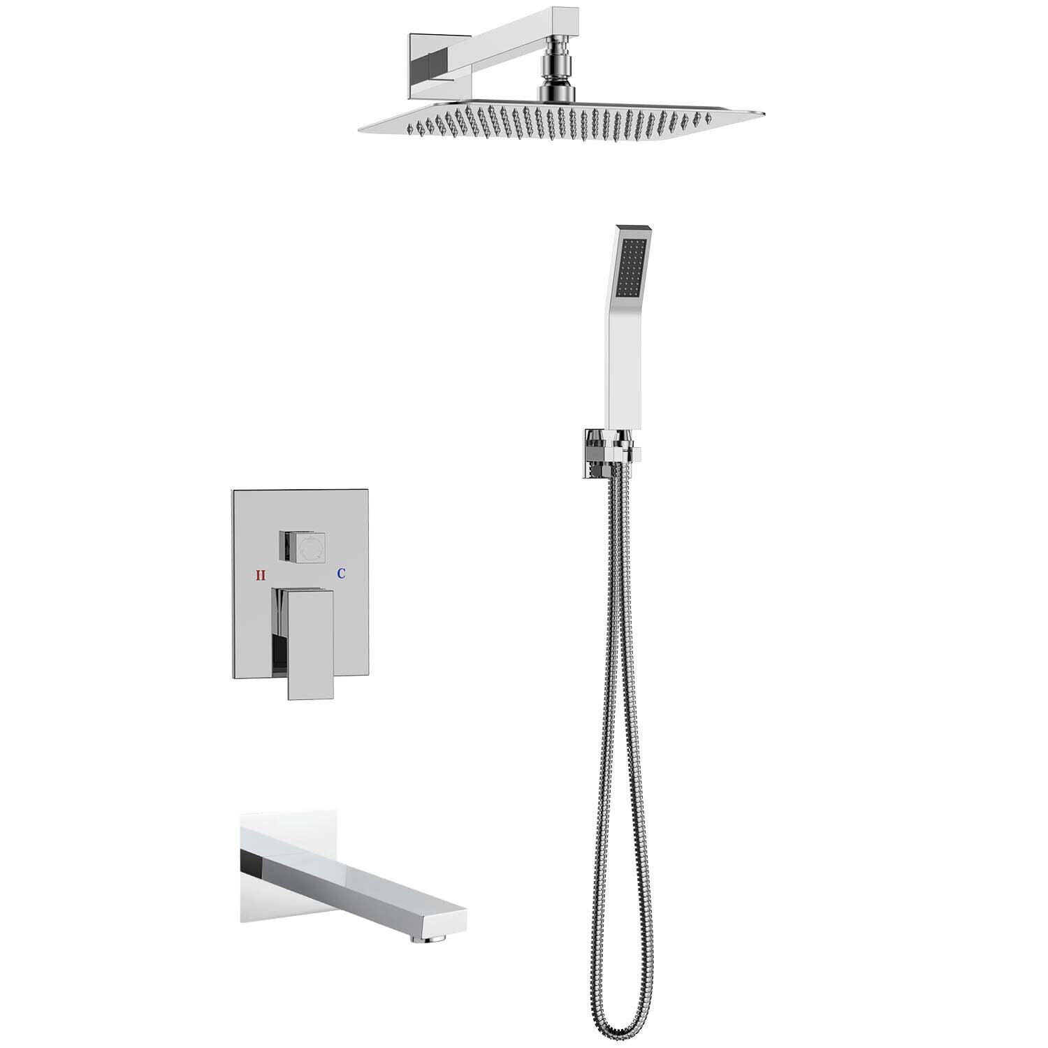 Juno Showers All-In-One Kit with Rough in-Valve | Wayfair