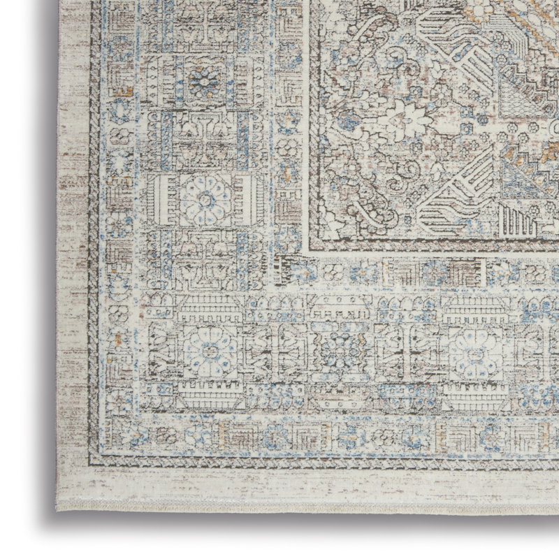 Wilmont Viscose Oriental Indoor Rug, Rectangle 8' x 10'