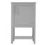 Meuble-lavabo de salle de bain avec lavabo, armoire de salle de bain avec porte à fermeture douce, support de rangement et tablette ouverte