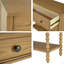 Commode d'appoint 2 tiroirs Naturel Voir ci-dessous