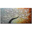 Fleur de baril rouge - peinture sur toile tendue