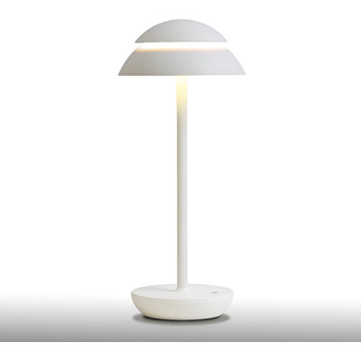 Wireless Led White Desk / Table Lamp Touch Sensor 3-color Stepless Dimmable Rechargeable Night Light -  Wrought Studio™, D63E8D74224948769F3C8789750484FB