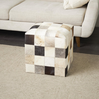 Tabouret de salon en cuir