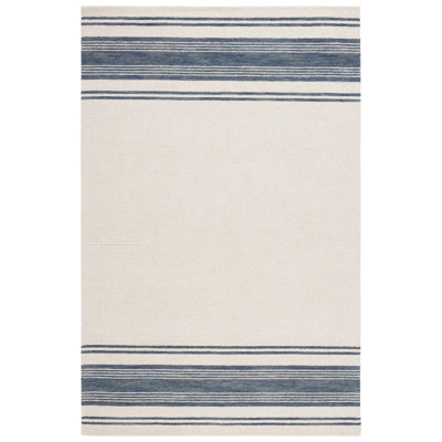 Lauren Ralph Lauren Hand Tufted Wool Pile Striped Rug