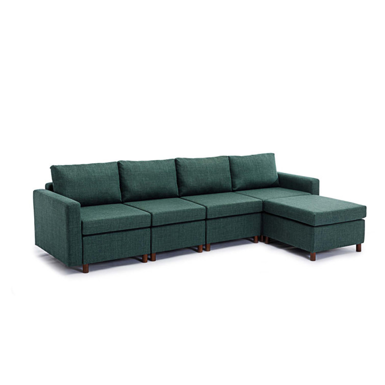 Sofá chaise longue de 4 plazas Peter