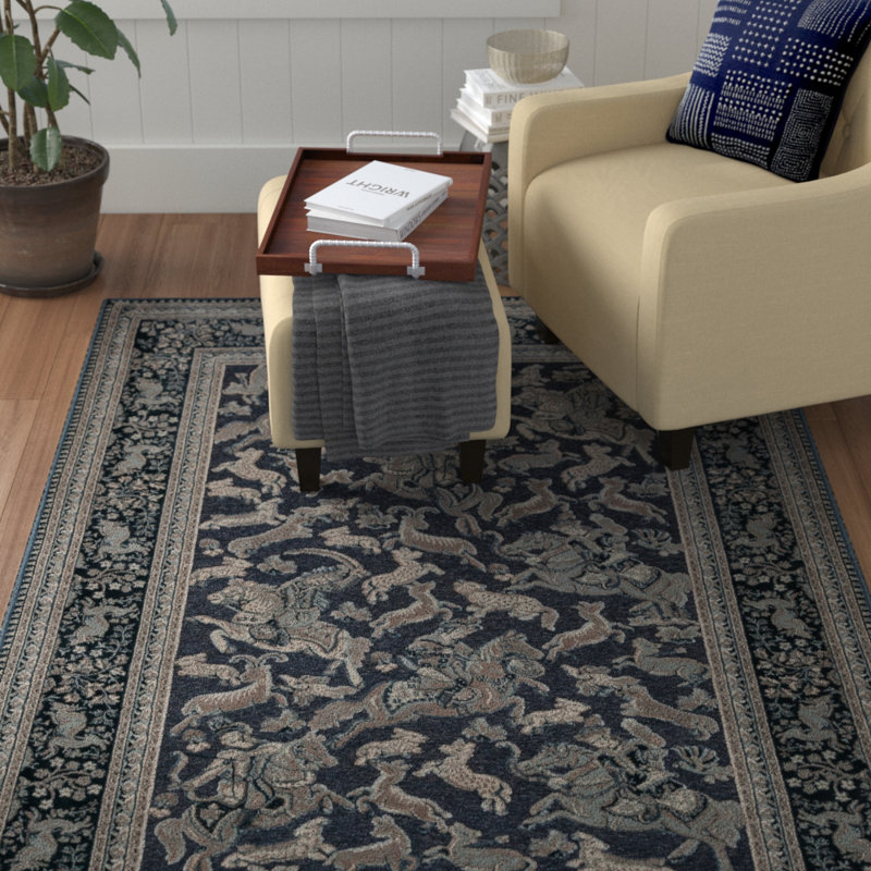 Adair Oriental Shag Area Rug, Rectangle 120 x 170cm