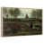 Floating Frame Natural Wood