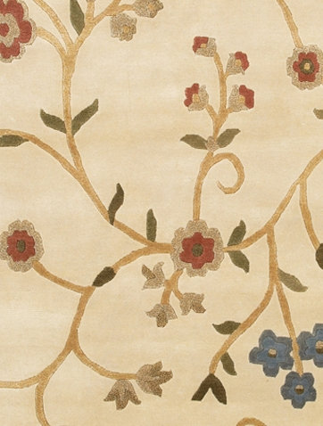 Callida Wool Floral Rug, 2' x 3'