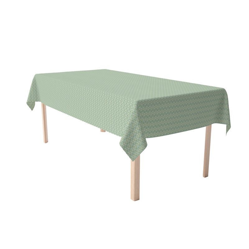 Rectangular Tablecloth, 100% Cotton, Floral 120, 104" x 60"