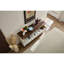 Armoire de rangement polyvalente en MDF de style campagnard pour le salon et la cuisine - charme fonctionnel