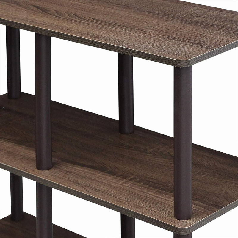 Khloe 15'' W Manufactured Wood Shelving Unit, Walnut/Brown