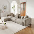 Nikodemos 4-Person Corduroy L-Shaped Sectional