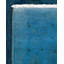 Tapis bleu nouvel âge 4 pi 4 po x 6 pi 4 po Conchita