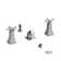 Eiffel™ Two Handle Deck Mount Bidet Faucet