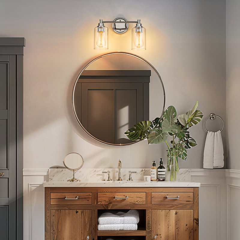 Éclairage pour meuble-lavabo Somona, Chrome, 2