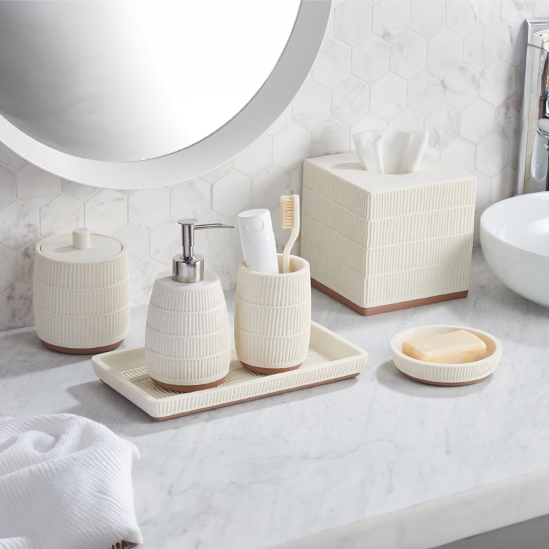 Santa Fe 7 pc bathroom accessory set