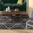 Kristopher Geometric Handmade Tufted Charcoal/Green Area Rug-31943221
