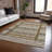 Machine Washable Indoor/Outdoor Meredith ACN2160 Striped Rug-846638313