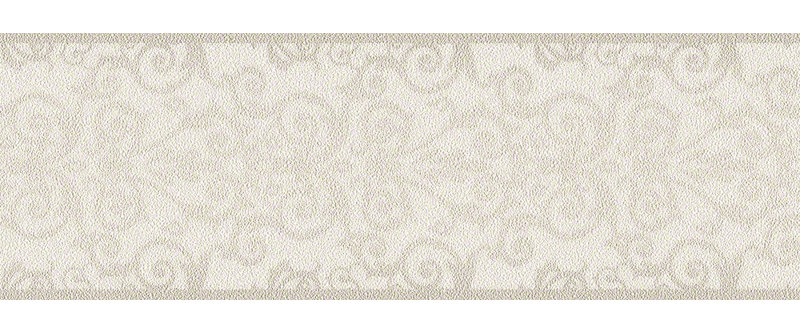 Herald 0.5m x 17cm Border Roll, Grey/White