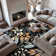 Black Multi Garden Floral Area Rug