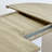 Dining Table For Farmhouse Kitchen 59X43 Inch Expandable Oval Table Top With Removable Leaf Trestle X Shaped Base White-690486752-690486751