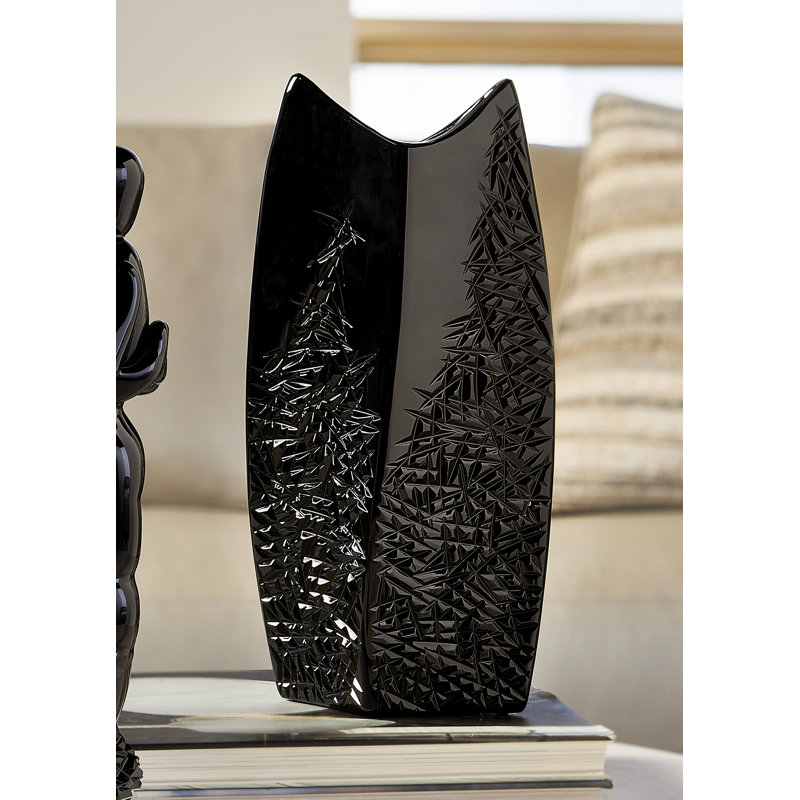 Raven Handmade Crystal Table Vase