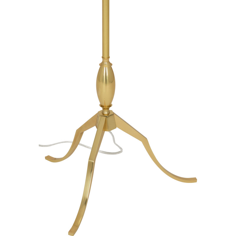 Grace Floor Lamp, Modern Brass