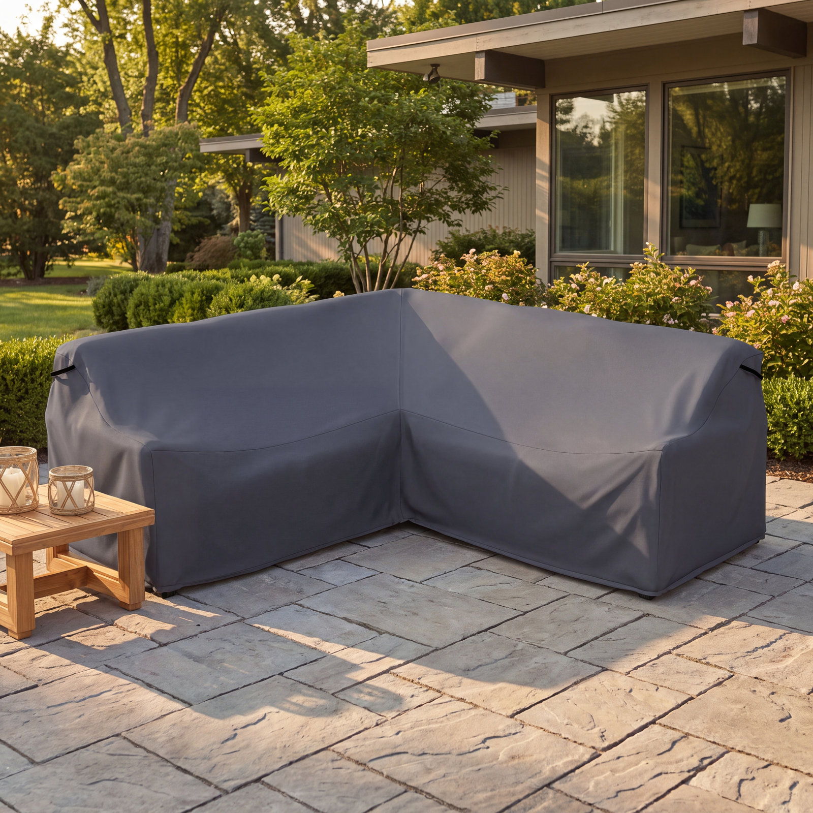 32" Triangle Outdoor Patio Sectional Cover