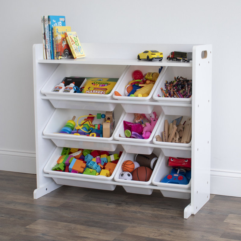Marva 79.5cm H X 86.3cm W Kids Book Display, White