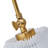 16" 1-Light Plug-in Wall Sconce Swing Arm Sconce with Fabric Shade, Pull String Switch
