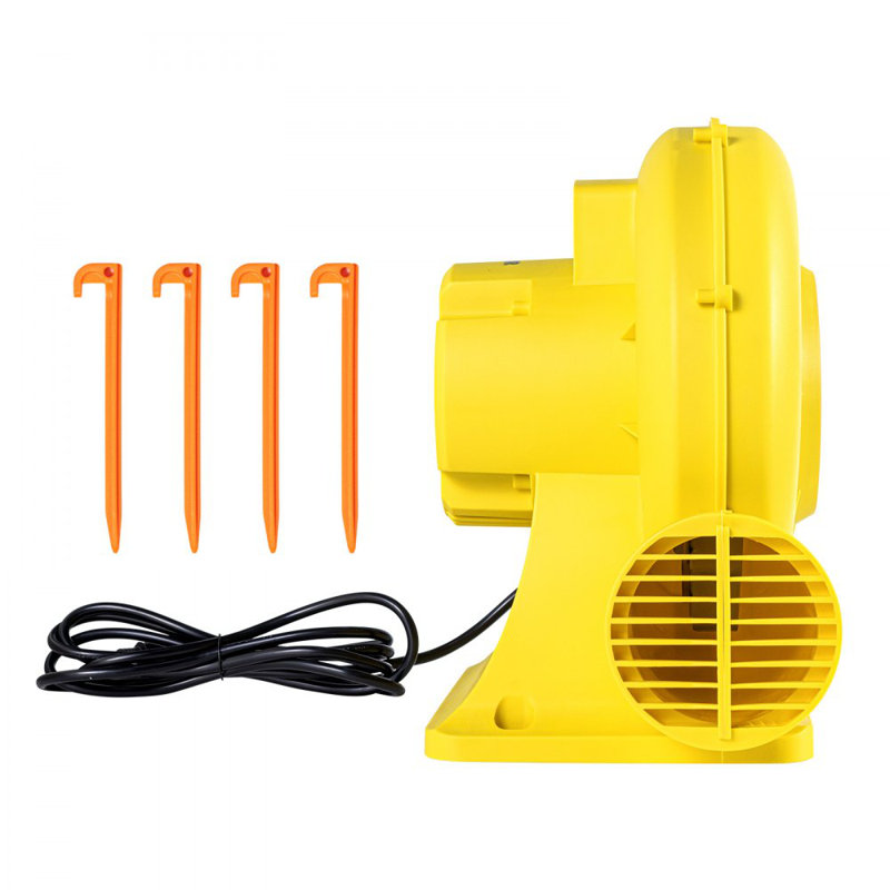 Soufflerie gonflable 1 et 1,3 HP 750 W et 950 W pour maison de rebond commerciale, H 1,18 pi x l 1,25 pi x P 0,75 pi